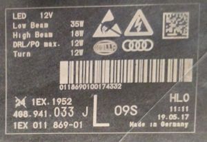 AUDI A7 SPORTBACK SOL FAR 14-18 ORIJINAL CIKMA 4G8941033J 1EX011869-01