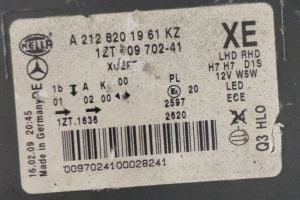 MERCEDES E CLASS W212 XENON SAG FAR 10-13 ORIJINAL CIKMA A2128202059