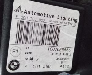 BMW X5 SERISI E70 LCI DYNAMIC XENON SAG FAR 06-08 ORIJINAL CIKMA 7158930