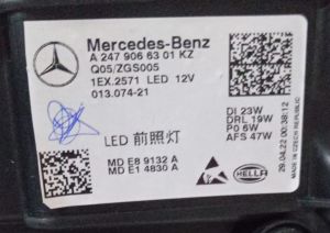 MERCEDES GLA CLASS W247 LED SOL FAR 19-23 ORIJINAL CIKMA A2479066301
