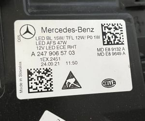 MERCEDES B CLASS W247 MULTIBEAM LED SOL FAR 18-23 ORIJINAL CIKMA A2479065703