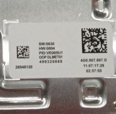 AUDI A4 A5 A6 LED FAR BEYNİ 4G0907697D