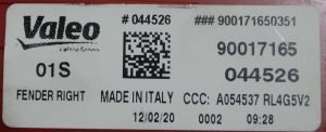 AUDI A6 C7 LED SAG DIS STOP 11-14 ORIJINAL SIFIR 4G5945096A