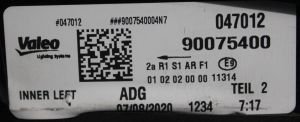 AUDI A6 C7 LED SOL IC STOP 15-18 ORIJINAL SIFIR 4G5945093C