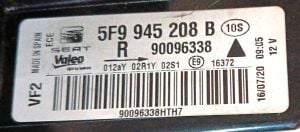 SEAT LEON 3 SAG DIS STOP 13-17 ORIJINAL CIKMA 5F9948208B