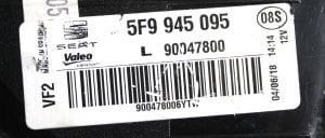 SEAT LEON 3 SOL DIS STOP 13-17 ORIJINAL CIKMA 5F9945095