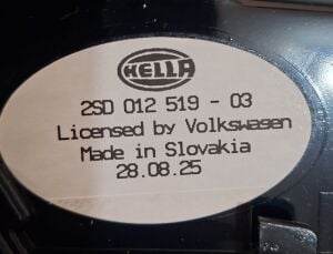 VOLKSWAGEN TIGUAN LED SOL DIS STOP 18-23 ORIJINAL SIFIR 5NA945095D