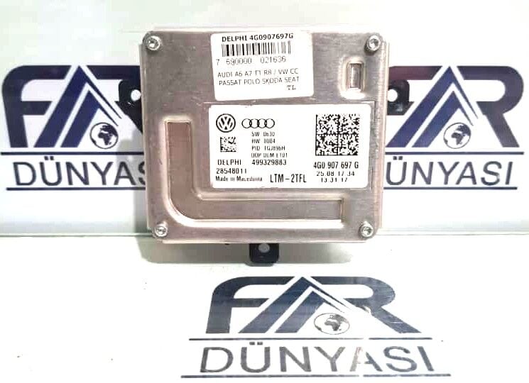 VOLKSWAGEN LED FAR BEYNI ORIJINAL CIKMA 4G0907697G