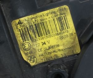 BMW 3 SERISI E92 E93 XENON SAG FAR 06-08 ORIJINAL CIKMA 0301230272