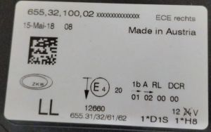 BMW 7 SERISI F01 F02 XENON SAG FAR 07-15 ORIJINAL CIKMA 63117225230