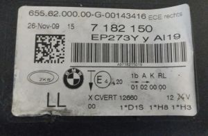 BMW 7 SERISI F01 F02 AFL XENON SAG FAR 07-15 ORIJINAL CIKMA 7182150