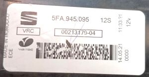 SEAT LEON 4 SOL DIS STOP 20-25 ORIJINAL CIKMA 5FA945095