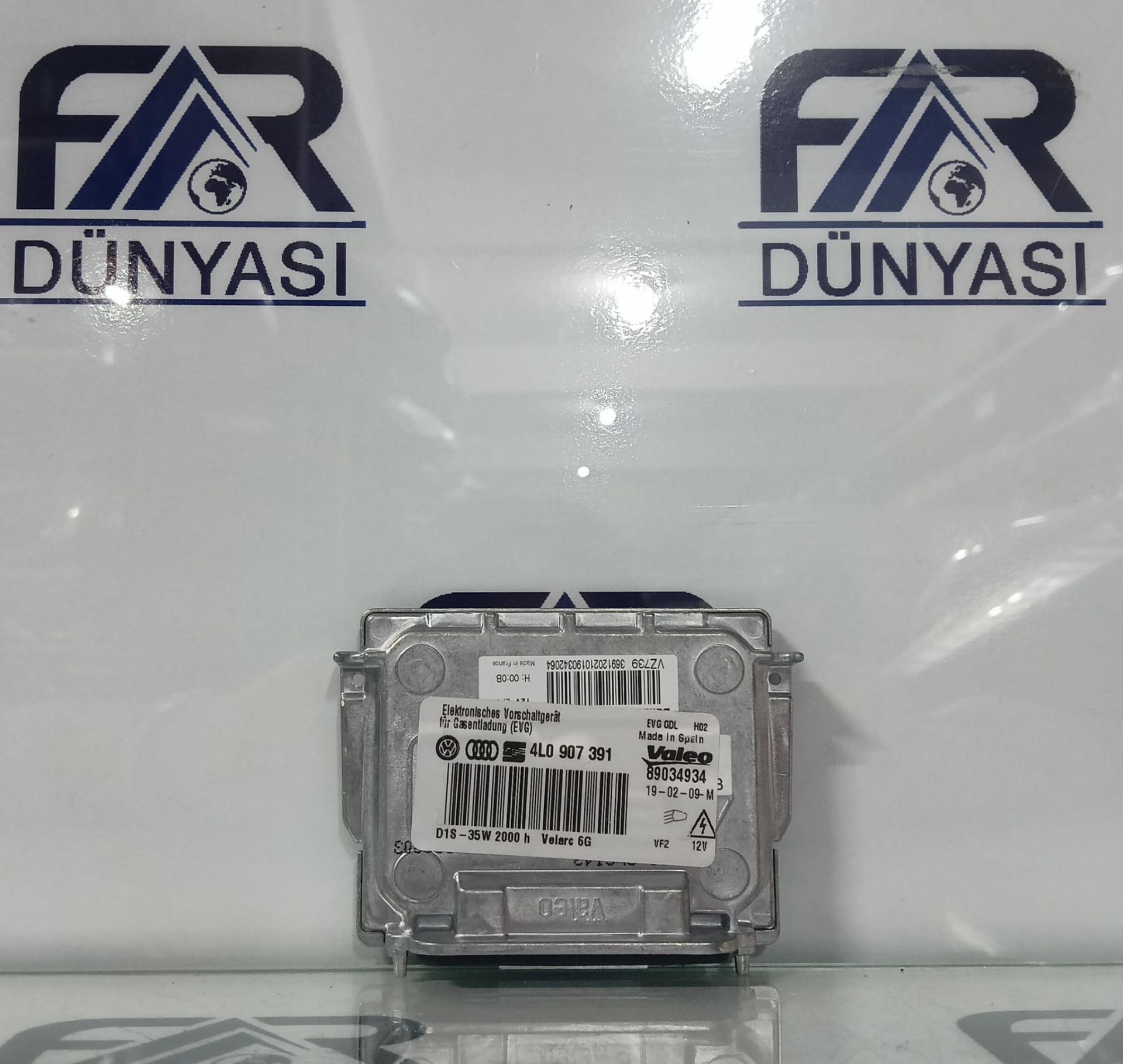 AUDI  Q7 2006-2009 XENON FAR BEYNİ 89034934 4L0907391