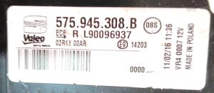 SEAT ATECA SAG IC STOP 16-24 ORIJINAL CIKMA 575945308B 575945308E