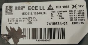 BMW 3 SERISI F30 F31 LCI LED SAG FAR 14-18 ORJINAL SIFIR 7419634-01 A8741963401
