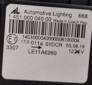 BMW 4 SERISI F32 F33 F36 XENON ADAPTIVE SOL FAR 14-18 ORIJINAL CIKMA LE11A6260 7410785-01