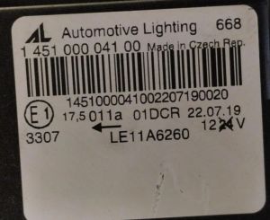 BMW 4 SERISI F32 F33 F36 XENON ADAPTIVE SAG FAR 14-18 ORIJINAL CIKMA 63117377844 LE11A6260
