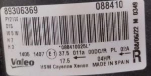 PORSCHE CAYENNE 955 SAG FAR 02-05 ORIJINAL CIKMA 7L5941006AR 95563115831