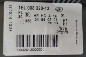 OPEL VECTRA C BLACKLINE SOL FAR 02-05 ORIJINAL SIFIR 1EL008320131