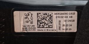 PEUGEOT 308 408 LED SAG DIS STOP 21-25 ORIJINAL CIKMA 9835299380