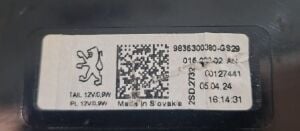 PEUGEOT 308 408 LED SAG IC STOP 21-25 ORIJINAL CIKMA 9835300380