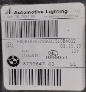 BMW X3 G01 G02 XENON SOL FAR 18-21 ORIJINAL CIKMA 8739647-02