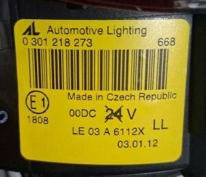 MINI COOPER R50 R52 R53 XENON SOL FAR 04-08 ORIJINAL SIFIR 63127198735 710301218273