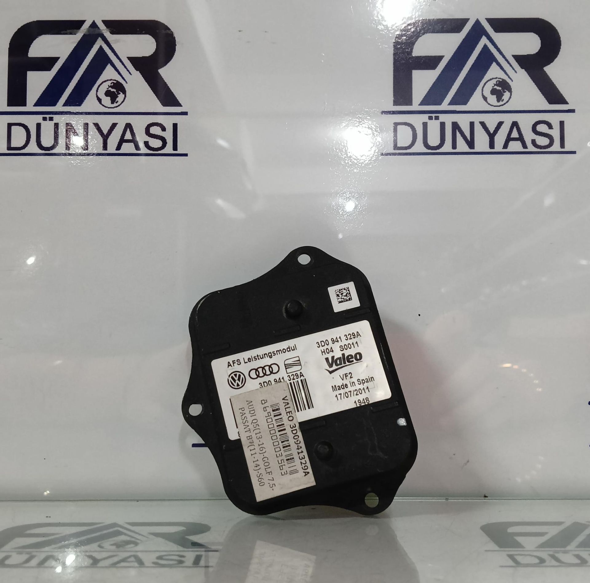 AUDI Q5 13-16 GOLF 7,5 PASAT B7 11-14 S60 FAR BEYNİ 3D0941329A