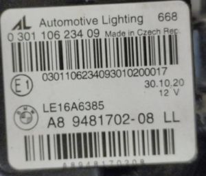 BMW 3 SERISI G20 G21 LED SAG FAR 18-23 ORIJINAL CIKMA 948170208 LE16A6385