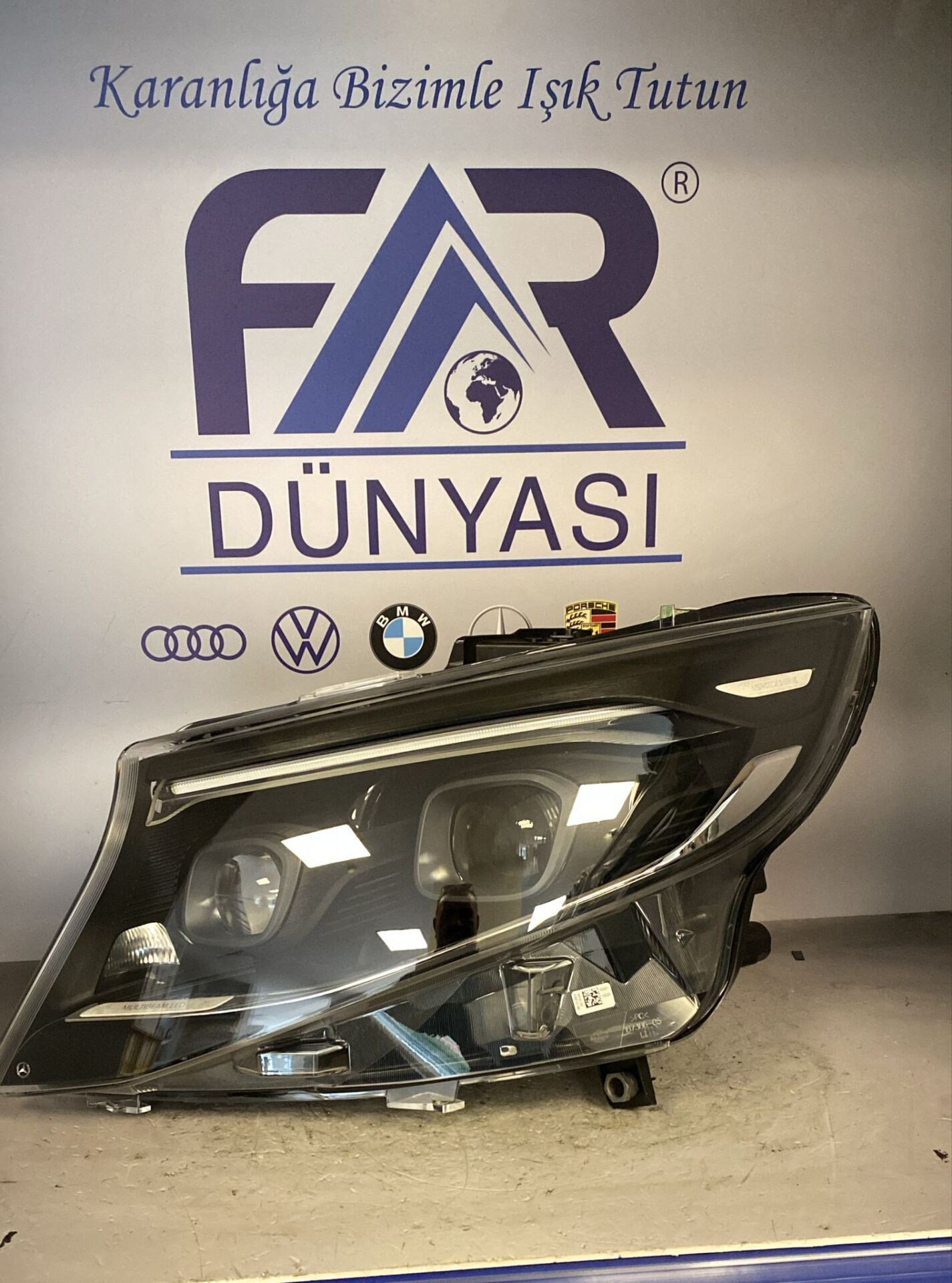 MERCEDES VITO W447 MAKYAJLI MULTIBEAM LED SOL FAR 24-25 ORIJINAL SIFIR A4479068101